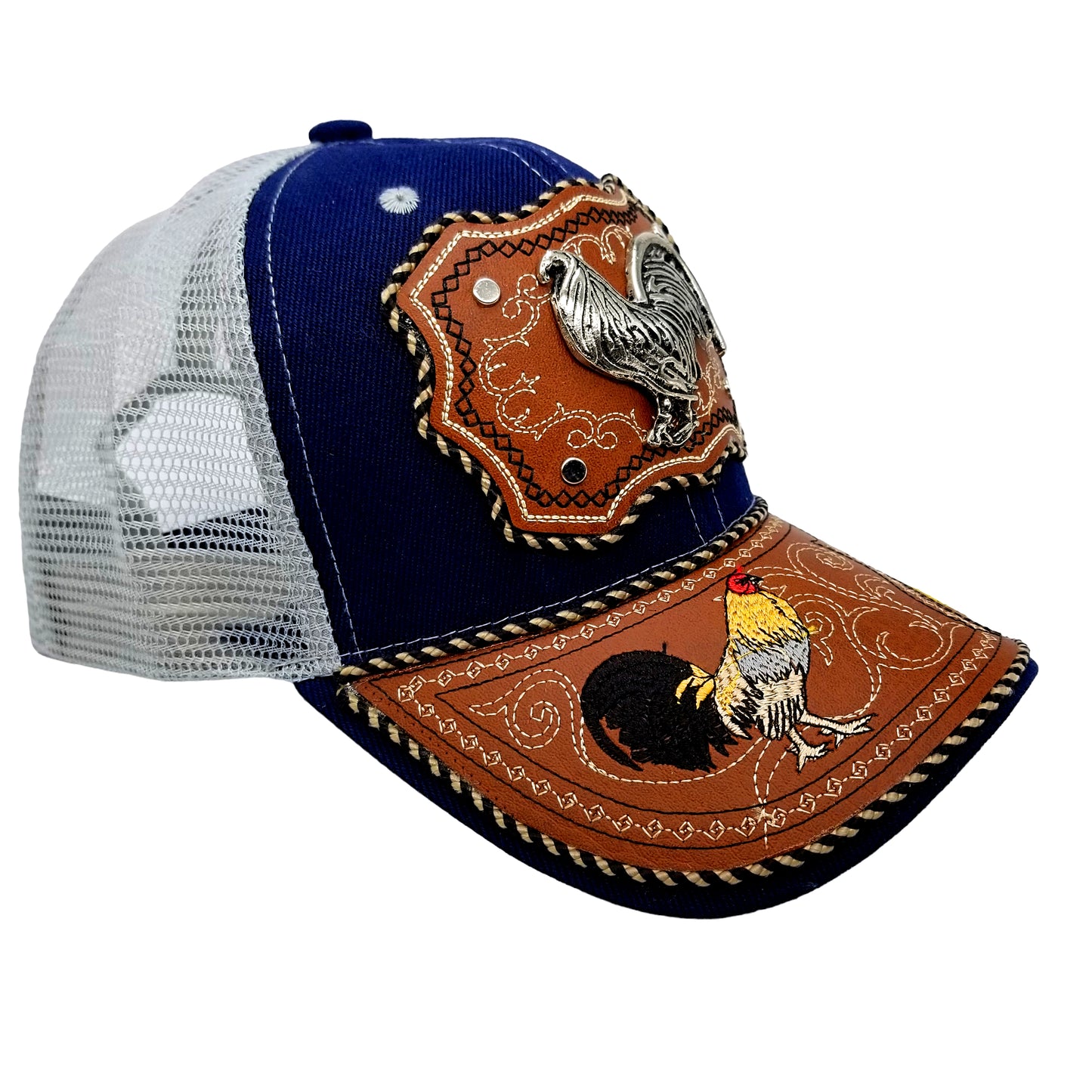 CASQUETTE - COUNTRY URBAIN - 89 - COQ - SAPHIR ET BLANCHE