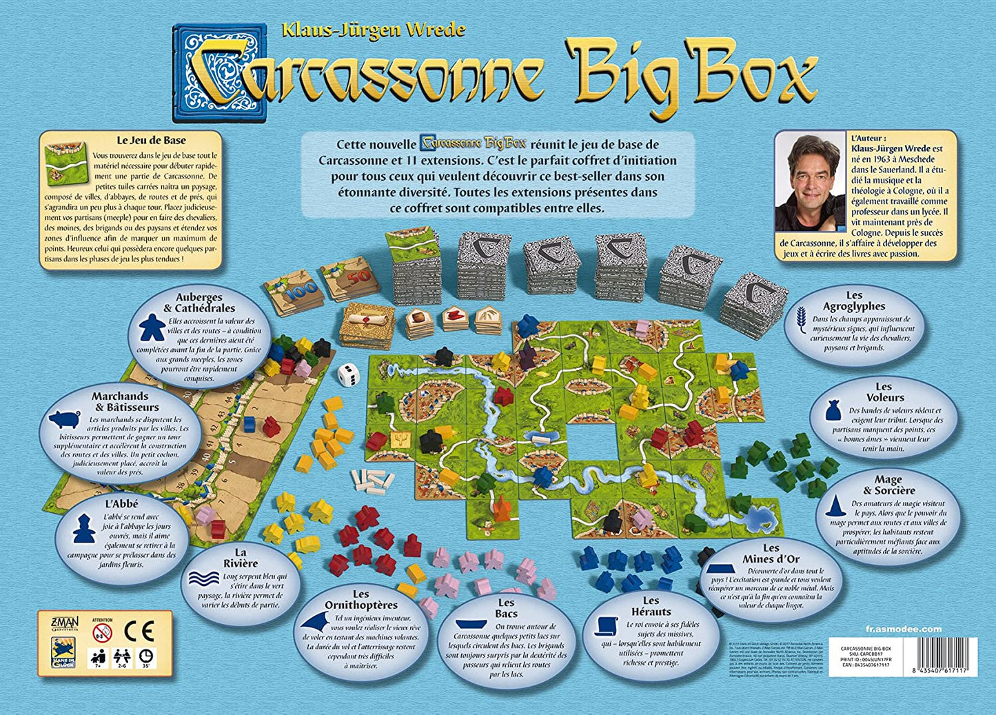 JEU DE SOCIÉTÉ - CARCASSONNE - BIGBOX - VERSION FRANCAISE - 2017