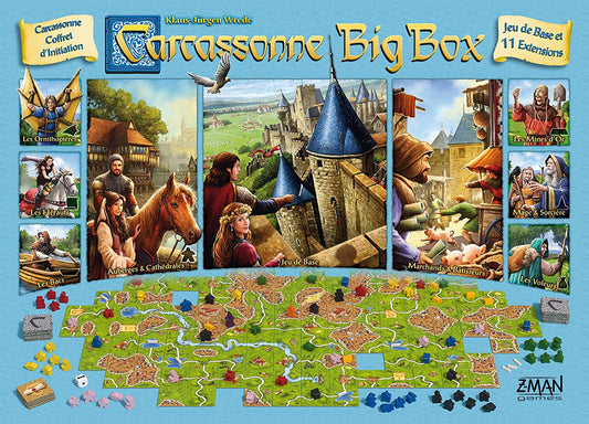 JEU DE SOCIÉTÉ - CARCASSONNE - BIGBOX - VERSION FRANCAISE - 2017