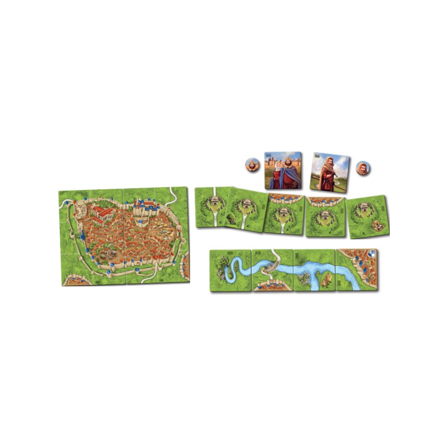 JEU DE SOCIÉTÉ - CARCASSONNE - EXTENSION 6 COMTE ROI & BRIGAND - VERSION FRANCAISE