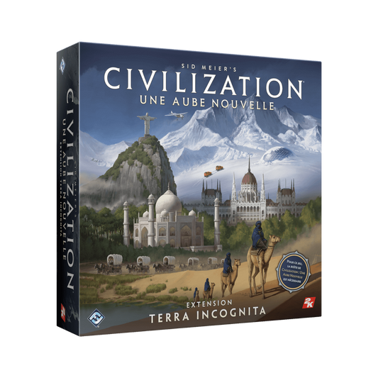 JEU DE SOCIÉTÉ - CIVILIZATION - EXTENSION TERRA INCOGNITA - UNE AUBE NOUVELLE - VERSION FRANCAISE