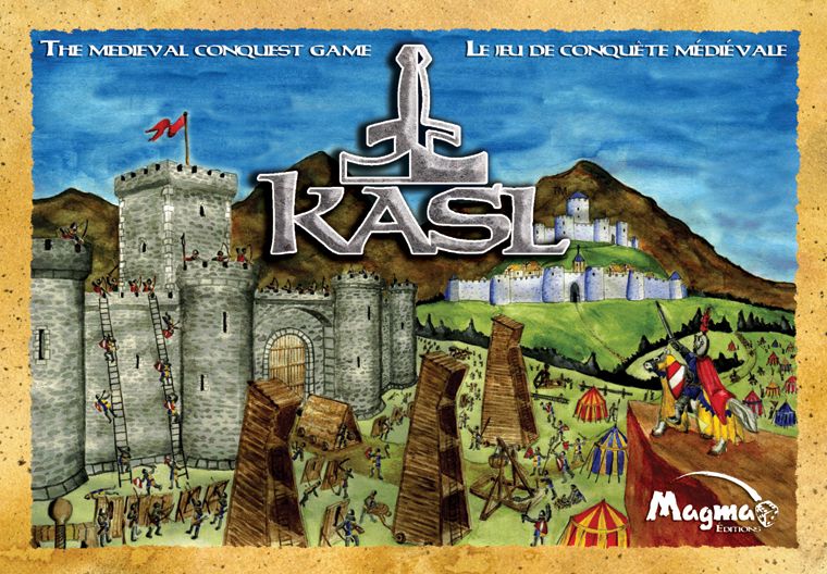 JEU DE SOCIÉTÉ - KASL - MAGMA EDITIONS - VERSION FRANCAISE ET ANGLAISE