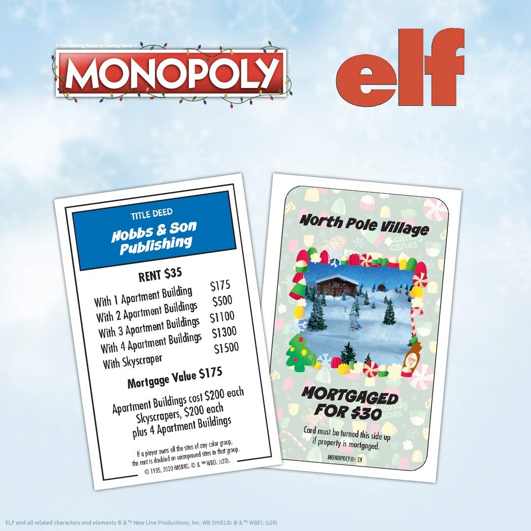 JEU DE SOCIÉTÉ - MONOPOLY - ELF - VERSION ANGLAISE