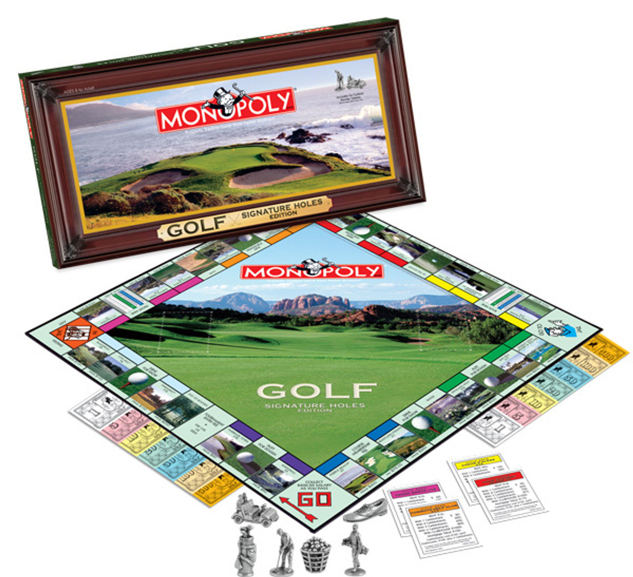 JEU DE SOCIÉTÉ - MONOPOLY - GOLF SIGNATURE - VERSION ANGLAISE