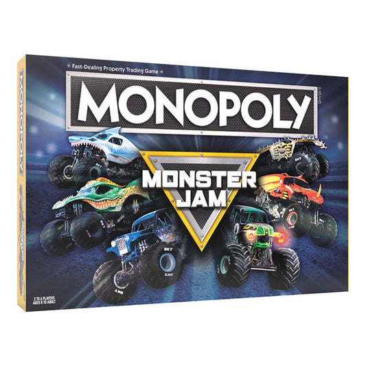 JEU DE SOCIÉTÉ - MONOPOLY - MONSTER JAM - VERSION ANGLAISE