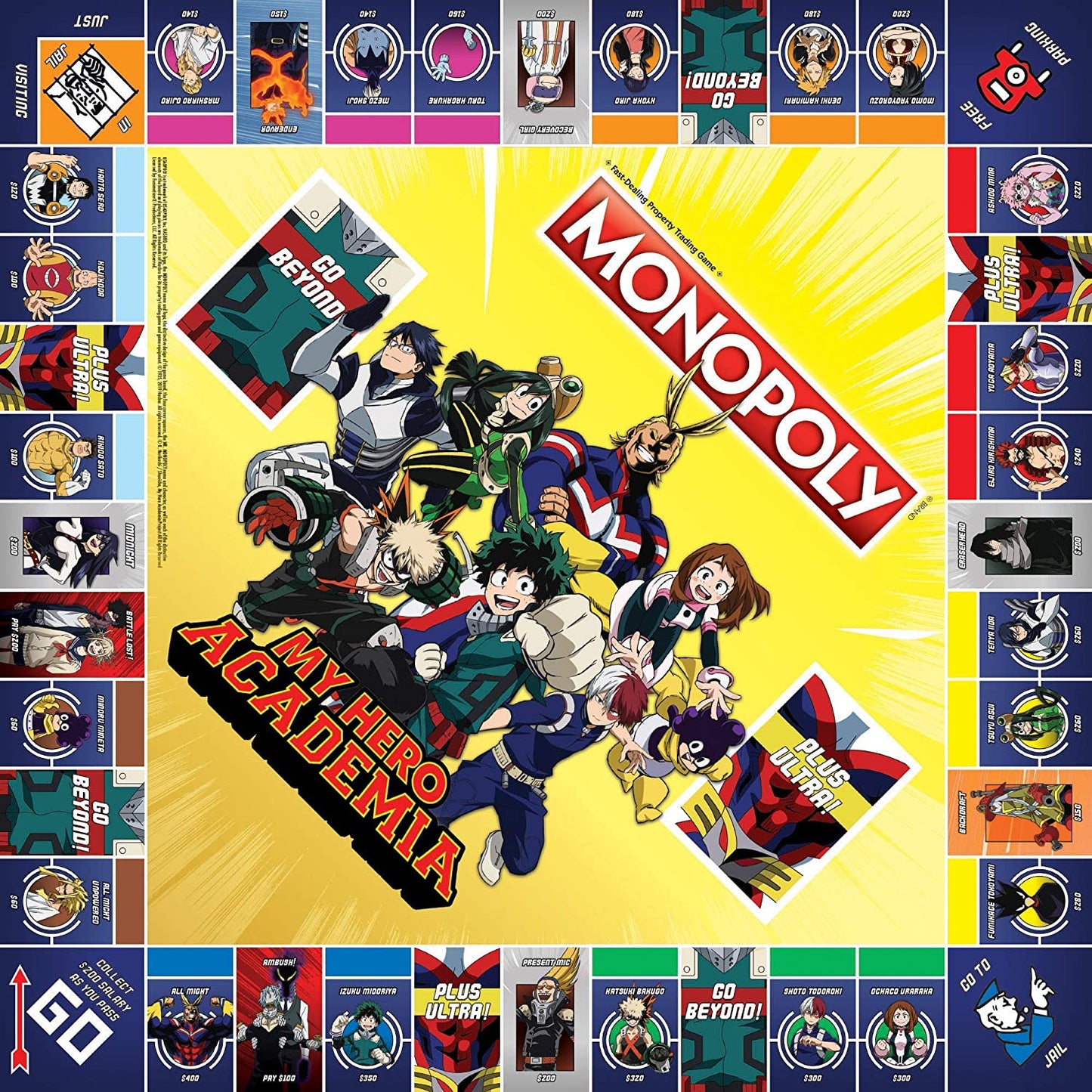 JEU DE SOCIÉTÉ - MONOPOLY - MY HERO ACADEMIA - VERSION ANGLAISE