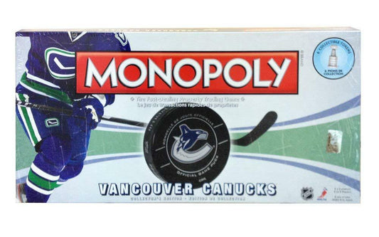 JEU DE SOCIÉTÉ - MONOPOLY - NHL VANCOUVER CANUCKS - COLLECTOR'S EDITION - VERSION ANGLAISE