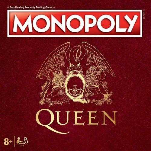 JEU DE SOCIÉTÉ - MONOPOLY - QUEEN - VERSION ANGLAISE