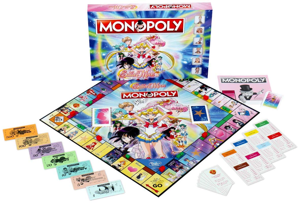 JEU DE SOCIÉTÉ - MONOPOLY - SAILOR MOON - VERSION ANGLAISE