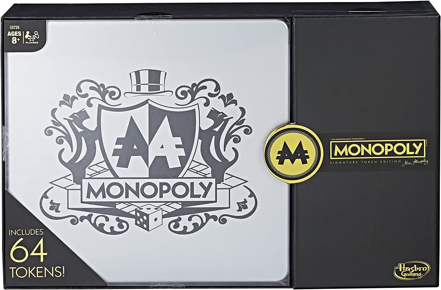 JEU DE SOCIÉTÉ - MONOPOLY - SIGNATURE TOKEN EDITION - VERSION ANGLAISE