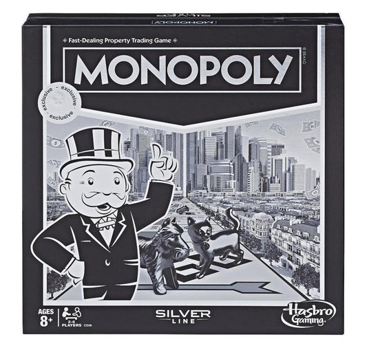 JEU DE SOCIÉTÉ - MONOPOLY - SILVER LINE - VERSION ANGLAISE