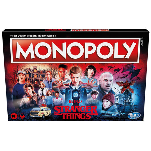 JEU DE SOCIÉTÉ - MONOPOLY - STRANGER THINGS NETFLIX - 2022 - VERSION ANGLAISE