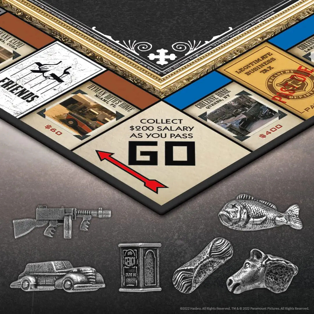 JEU DE SOCIÉTÉ - MONOPOLY - THE GODFATHER 50TH ANNIVERSARY - VERSION ANGLAISE