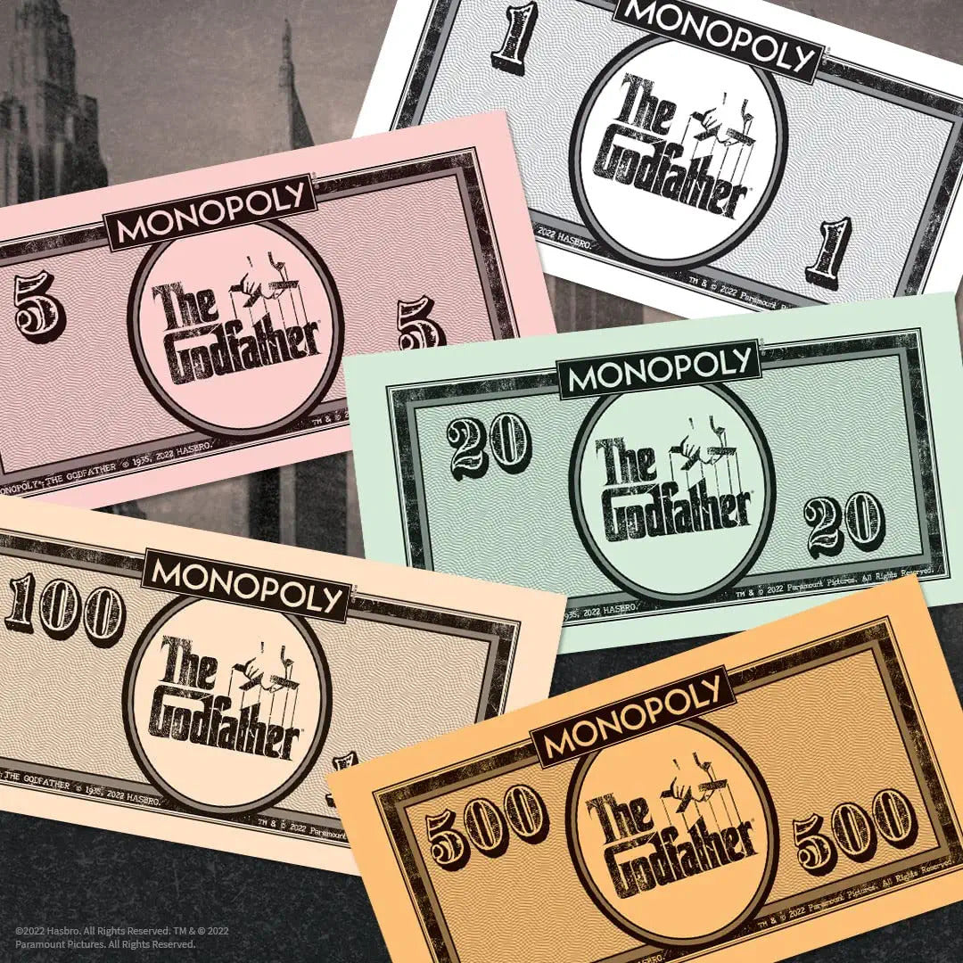 JEU DE SOCIÉTÉ - MONOPOLY - THE GODFATHER 50TH ANNIVERSARY - VERSION ANGLAISE