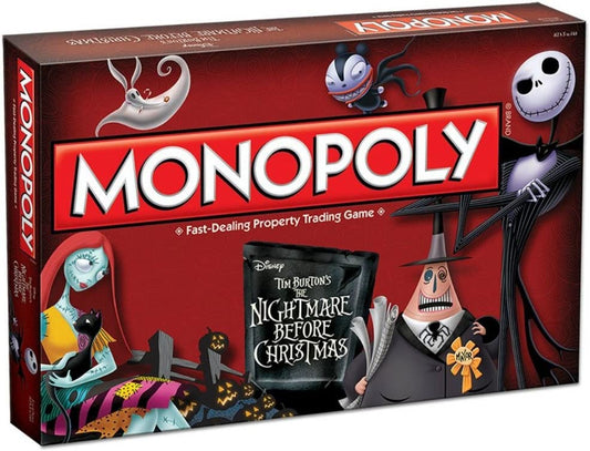 JEU DE SOCIÉTÉ - MONOPOLY - TIM BURTON'S THE NIGHTMARE BEFORE CHRISTMAS - 2009 - VERSION ANGLAISE