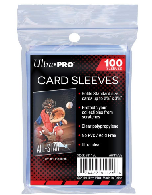 ULTRA PRO - 100 CARD SLEEVES / POCHETTES CARTES STANDARD