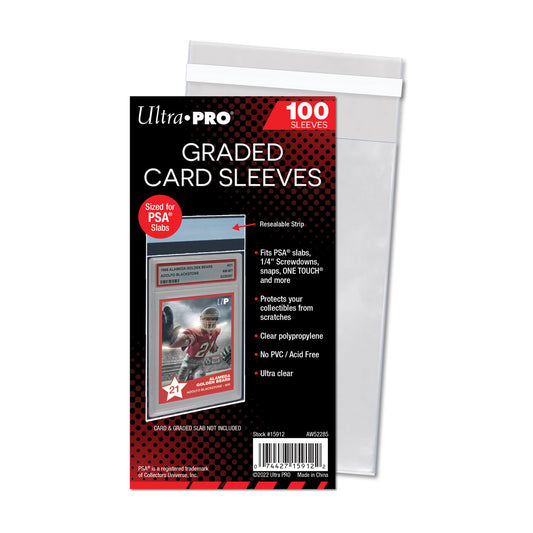 ULTRA PRO - PSA SLAB - 100 GRADED CARD SLEEVES