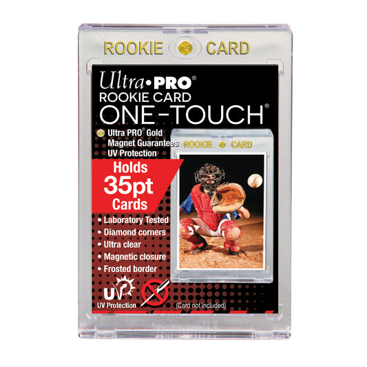 ULTRA PRO ONE-TOUCH 35PT GOLD FOIL ROOKIE CARD PROTECTOR